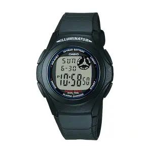 카시오 F-200W-1A 남성 군인 스포츠 전자 시계