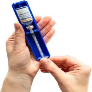 0.5ml U-100 일회용 주사기 T1me 바이알 인슐린 충전 지원(BD 마이크로파인 및 기타 주사기) 용 이송 장치