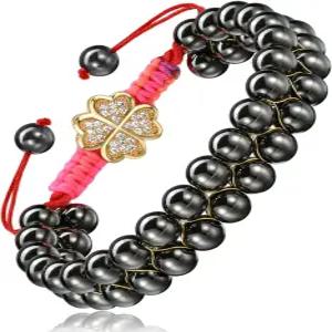 아포칼립틱-K 마그네틱 팔찌 테라피 지르코니아 도금 금 4/6/8/10MM 정전기 조절식 제거