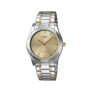 카시오 MTP-1275SG-9A 아날로그 남성 콤비 메탈 시계