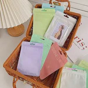 지퍼백 소형 미니 120개 컬러 사이즈 포장용 세트 간식 소품 선물 답례품 단체ijk497