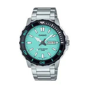 카시오 MTD-125D-2A2 남성 스포츠 메탈 손목 시계