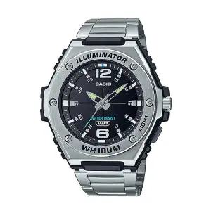 카시오 MWA-100HD-1A 남성 스포츠 아날로그 메탈 손목 시계