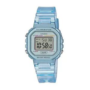 카시오 LA-20WHS-2A 여성 투명 디지털 시계