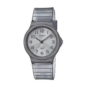 카시오 MQ-24S-8B 공용 투명 아날로그 손목 시계