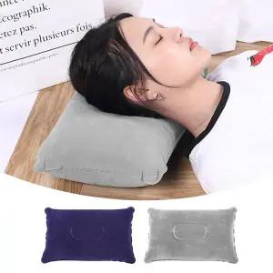 [셀러에이드]휴대용 에어 공기 베개 비행기 캠핑가구 야영 침낭