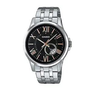 카시오 MTP-E105D-1A 클래식 남성 아날로그 메탈 손목 시계