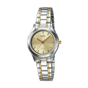 카시오 LTP-1275SG-9A 여성 아날로그 메탈 손목 시계