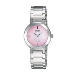 카시오 LTP-1191A-4C 클래식 여성 아날로그 메탈 손목시계