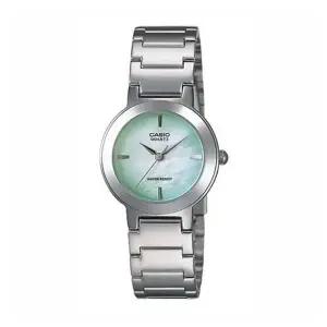 카시오 LTP-1191A-3C 클래식 여성 아날로그 메탈 손목시계