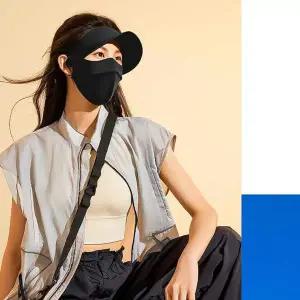 GDM UK14QE96 블랙 선가드 UV차단 안면 마스크 자