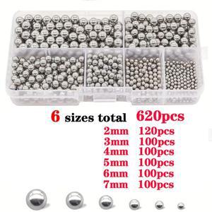 베어링 볼 세트 304 스테인레스 스틸 비즈 고정밀 롤러  솔리드 직경 2mm~7mm