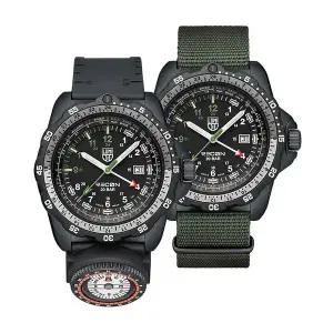 루미녹스 XL.8837.SET 리콘 아웃도어 남성 우레탄 시계 나토밴드 세트