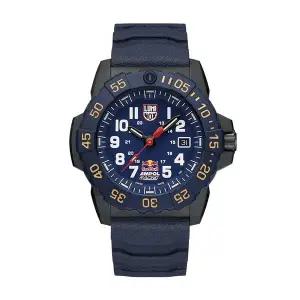 루미녹스 XS.3501.ARB.N 레드불 콜라보 네이비씰 한정판 남성 우레탄 시계