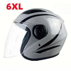 빅사이즈 바이크 헬멧 가벼운 버블 반모 대두 오토바이