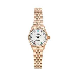 로즈몽 RS62-05MT 앤틱 터치 로즈 라운드 여성 메탈 손목 시계