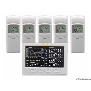 다채널 무선 디지털 축사 온습도계 텃밭 표시 비닐하우스 기록계