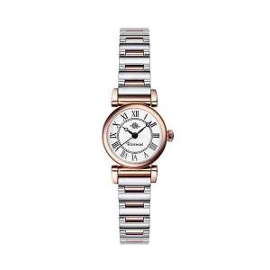 로즈몽 RS73-04MT 앤틱 터치 로즈 라운드 콤비 여성 메탈 손목 시계