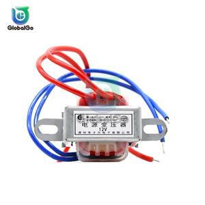 AC 220 ~ 6V 9V 12V 출력 전압 1W EI 구리 코어 50Hz~60Hz 단일 2 라인 전력 변압기