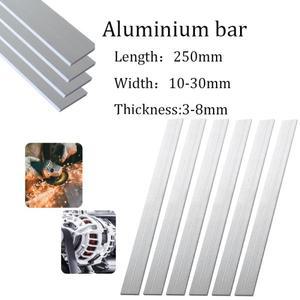 1피스 알루미늄 평면 강판 6061 합금 직사각형 플랫 바 플레이트 시트 길이 250mm