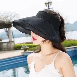 선캡 린넨모자 돌돌이 사계절 워터파크 물놀이 햇빛