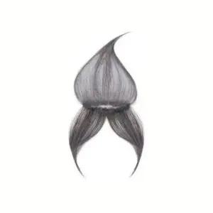 [패션] 똑딱이 얇은 정수리 앞머리 부분 가발 헤어피스 여성 내추럴