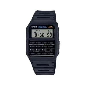 카시오 CA-53W-1Z 데이터뱅크 계산기 디지털 공용 우레탄 시계