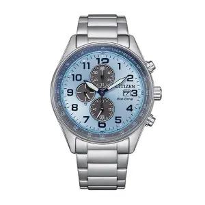 시티즌 CA0770-72M 에코드라이브 크로노그래프 블루 다이얼 남성 메탈 시계