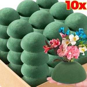 플로럴 폼 브릭 반원형 흡수성 꽃 보습 스펀지 블록 건조 및 습식 플로리스트 웨딩 부케 장식