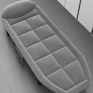 (색상 그레이)야전 취침용 침대 침대 휴대용 사무실 접이식 간이 캠핑_24736557