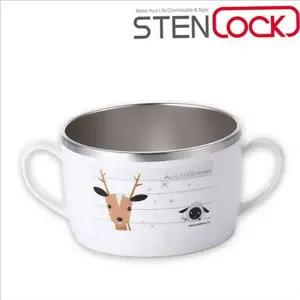 이유식기 아동 스텐 그릇 유아용 어린이 스텐 그릇 시리얼 밥그릇