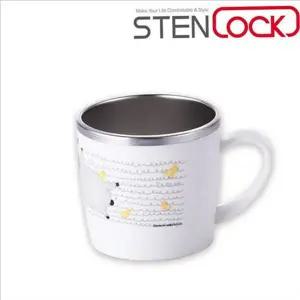 프렌즈 유아 스텐 물컵 빨대 아기 스텐 국내생산 손잡이 보온