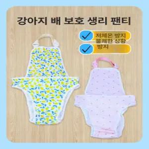 강아지 위생팬티 소형견 마킹방지 수컷 배변팬티 생리팬티