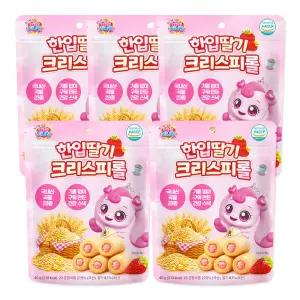 프린세스 캐치티니핑 한입딸기 크리스피롤 40g 5개