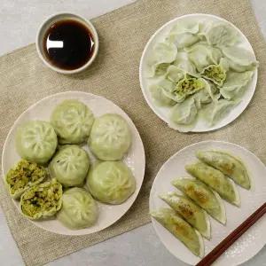 증평부추와 닭가슴살로 만든 군만두/물만두/딤섬 1.4kg