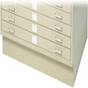 Safco 제품 플랫 파일 폐쇄형 베이스 5-드로워 4994TSR 별도 판매 열대 모래