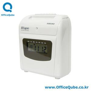 AMANO BX-1600/출퇴근기+카드100매/출퇴근기록기/근태관리기 정품몰 오피스큐브