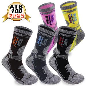 남성 여성 ATB100 쿨론 등산양말 장목 3중바닥 멀티 스포츠 골프 아웃도어삭스