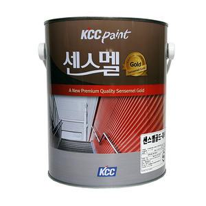 KCC페인트 센스멜골드 3.78L/4L 유성에나멜 철재 목재