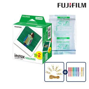 [인스탁스]스퀘어필름 3팩(30장)+선물/SQ1/SQ6/SQ20/쉐어2/즉석카메라 필름