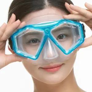 스노쿨링 마스크 세트 장비 주니어 성인 스노클링 물안경 마스크 BN-508