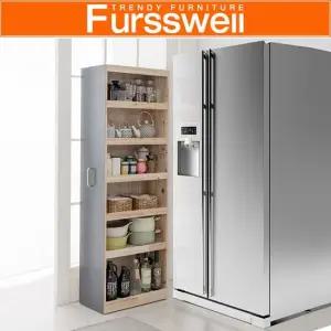 퍼스웰 숲향기 뉴송원목 냉장고인서트200틈새장RV_101