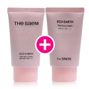 더샘 에코 어스 핑크 선크림 50gx2ea 썬크림 자외선차단