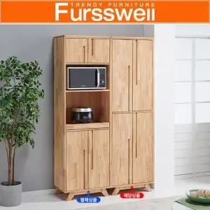 퍼스웰 노르센 고무나무원목 1900 주방수납장SI_162