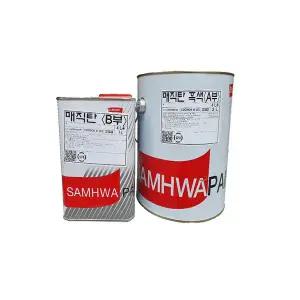 삼화페인트 매직탄 흑색 4L