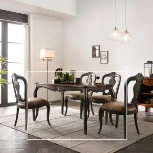 [퍼니프랑] 수입 유럽형 빈티지 엔틱가구 RG 22 프리미엄 그레이 식탁 테이블