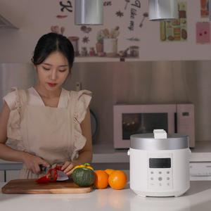 니드 3인용 미니 소형 전기 압력 밥솥 NIID5 화이트