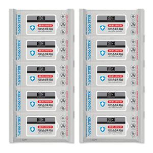 리꼬 손소독티슈 휴대 10매 x10팩 20매 50매 캡형 닥터스 손세정 학교준비물