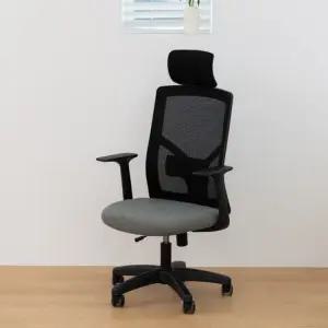 에스파인 메쉬 헤드레스트 의자 블랙 프레임) DF917801