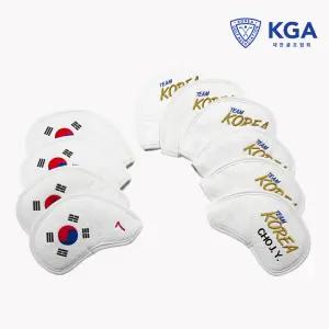 GR 대한민국 골프 국가대표 공식 아이언 커버 세트 화이트